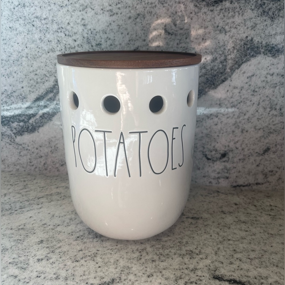 Rae Dunn Potatoes Canister